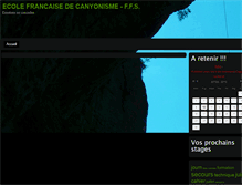 Tablet Screenshot of canyon.ffspeleo.fr