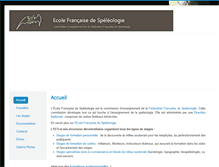 Tablet Screenshot of efs.ffspeleo.fr