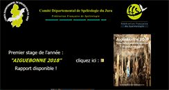 Desktop Screenshot of cds39.ffspeleo.fr