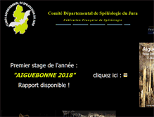Tablet Screenshot of cds39.ffspeleo.fr
